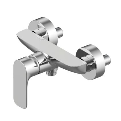 Villeroy & Boch TVS10400100061 - Mezclador de ducha O.NOVO, cromo brillante
