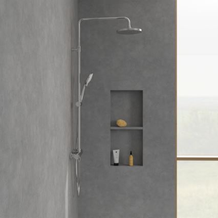 Villeroy & Boch TVS10900200061 - Set de ducha con grifo UNIVERSAL, acabado cromo brillante