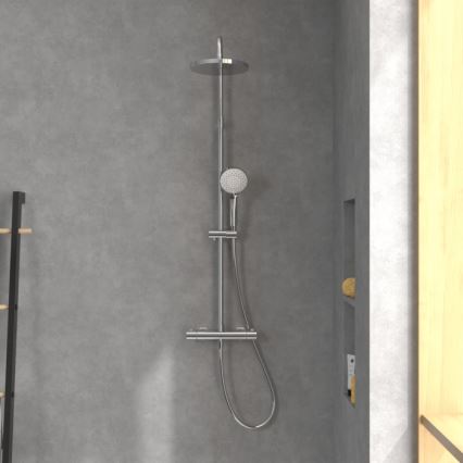 Villeroy & Boch TVS10900200061 - Set de ducha con grifo UNIVERSAL, acabado cromo brillante