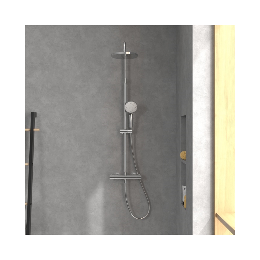 Villeroy & Boch TVS10900200061 - Set de ducha con grifo UNIVERSAL, acabado cromo brillante