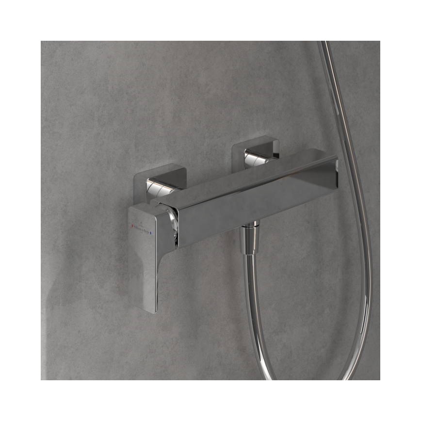 Villeroy & Boch TVS11200100061 - Grifo de ducha SUBWAY 3.0, cromo brillante