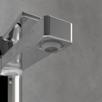 Villeroy & Boch TVW10300400161 - Grifo de lavabo ARCHITECTURA 16,4 cm cromado brillante