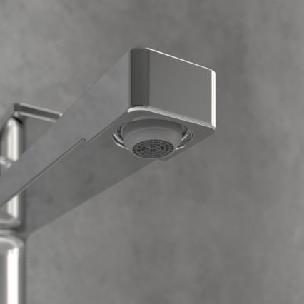 Villeroy & Boch TVW10300500061 - Grifo de lavabo ARCHITECTURA con válvula de desagüe, 32,9 cm, cromado brillante