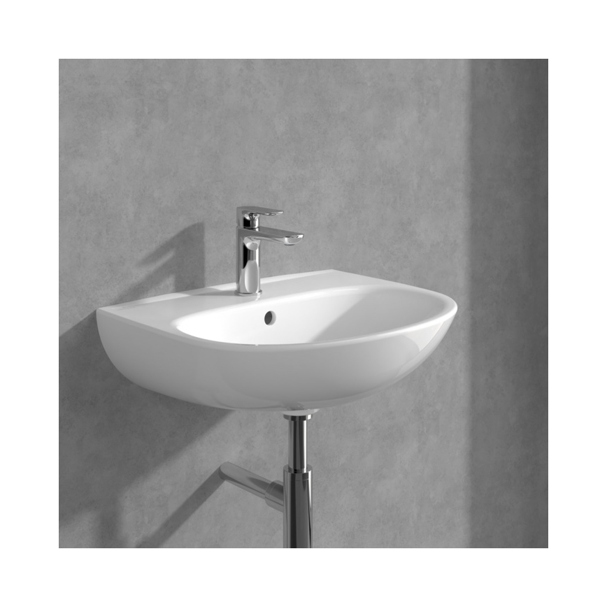 Villeroy & Boch TVW10400300161 - Grifo de lavabo O.NOVO 15,5 cm cromo brillante