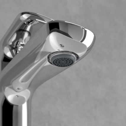 Villeroy & Boch TVW10400300161 - Grifo de lavabo O.NOVO 15,5 cm cromo brillante