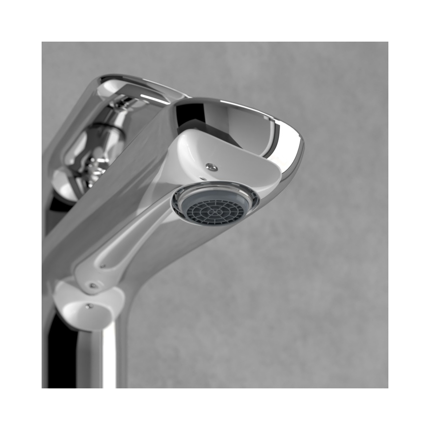 Villeroy & Boch TVW10400300161 - Grifo de lavabo O.NOVO 15,5 cm cromo brillante