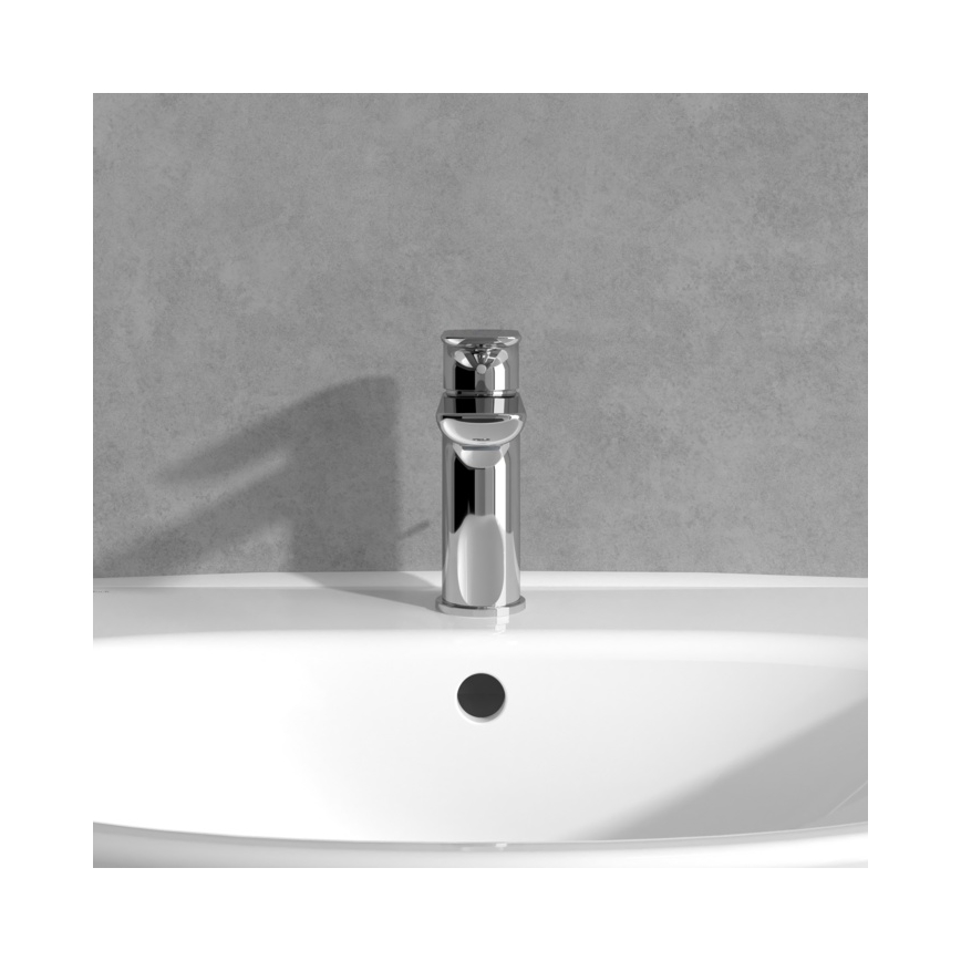Villeroy & Boch TVW10400400161 - Grifo de lavabo O.NOVO 15,5 cm cromo brillante