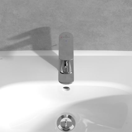 Villeroy & Boch TVW10400400161 - Grifo de lavabo O.NOVO 15,5 cm cromo brillante