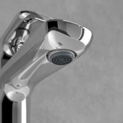 Villeroy & Boch TVW10400400161 - Grifo de lavabo O.NOVO 15,5 cm cromo brillante