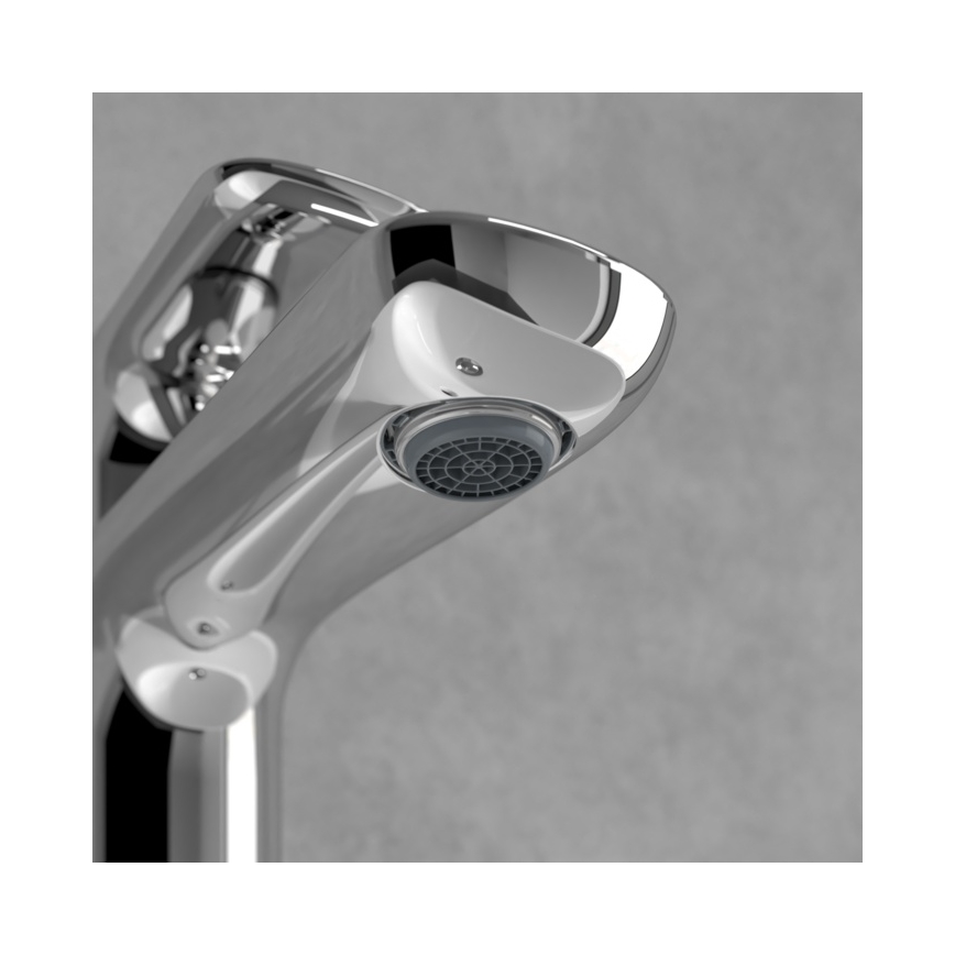 Villeroy & Boch TVW10400400161 - Grifo de lavabo O.NOVO 15,5 cm cromo brillante