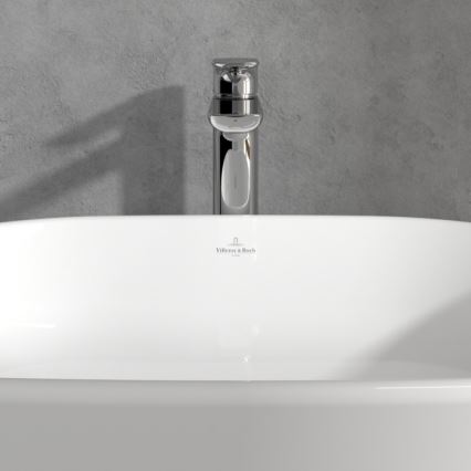 Villeroy & Boch TVW10410511061 - Grifo para lavabo + válvula de desagüe O.NOVO 29,5 cm cromo brillante