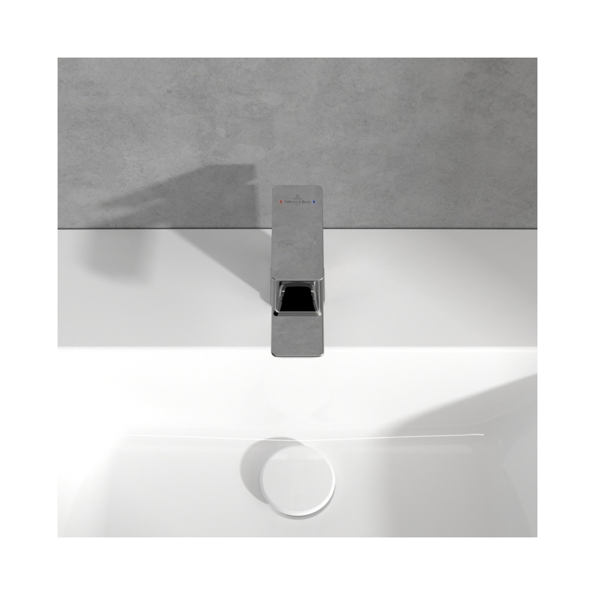 Villeroy & Boch TVW11200100161 - Grifo de lavabo SUBWAY 3.0 12,5 cm cromo pulido