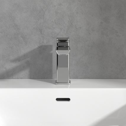 Villeroy & Boch TVW11200300061 - Grifo de lavabo SUBWAY 15,5 cm, cromo pulido