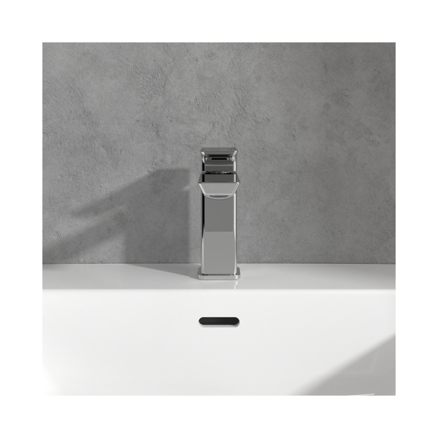 Villeroy & Boch TVW11200300061 - Grifo de lavabo SUBWAY 15,5 cm, cromo pulido