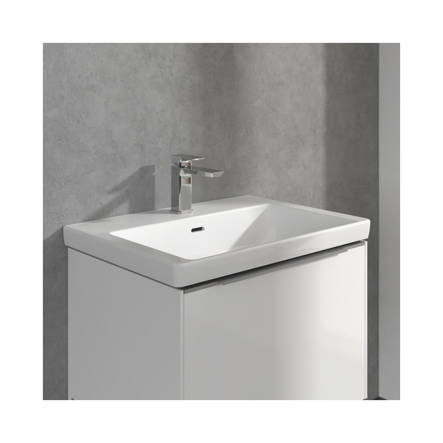 Villeroy & Boch TVW11200300061 - Grifo de lavabo SUBWAY 15,5 cm, cromo pulido