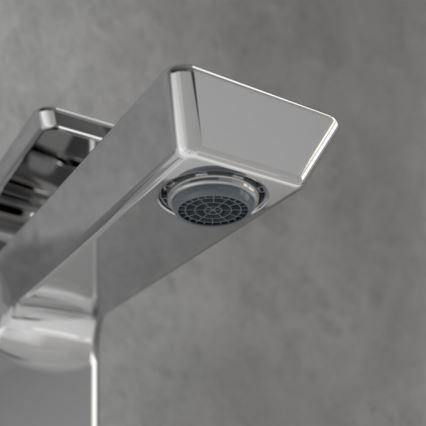 Villeroy & Boch TVW11200300061 - Grifo de lavabo SUBWAY 15,5 cm, cromo pulido