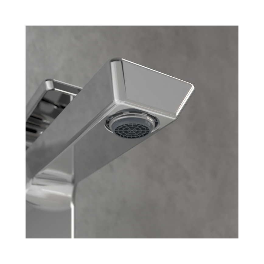 Villeroy & Boch TVW11200300061 - Grifo de lavabo SUBWAY 15,5 cm, cromo pulido