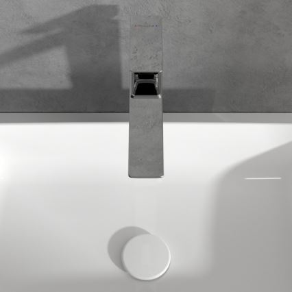 Villeroy & Boch TVW11200400061 - Grifo monomando para lavabo SUBWAY 3.0 29,5 cm, cromo brillante
