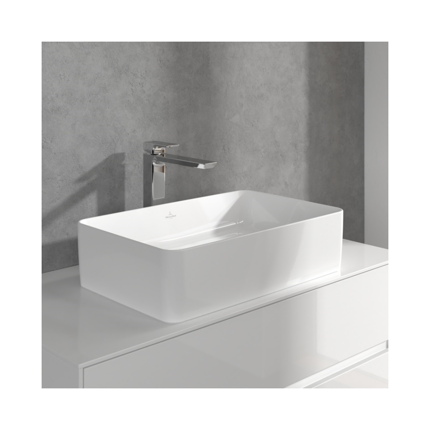 Villeroy & Boch TVW11200400061 - Grifo monomando para lavabo SUBWAY 3.0 29,5 cm, cromo brillante