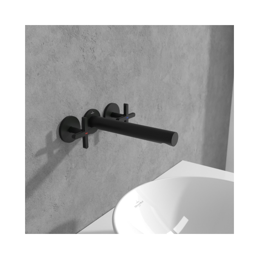 Villeroy & Boch TVZ106012000K5 - Grifo de lavabo LOOP&FRIENDS negro mate