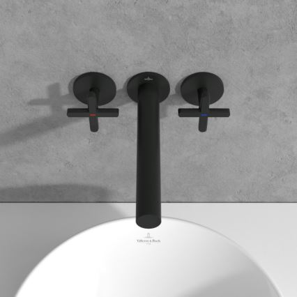 Villeroy & Boch TVZ106012000K5 - Grifo de lavabo LOOP&FRIENDS negro mate