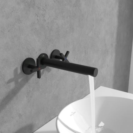 Villeroy & Boch TVZ106012000K5 - Grifo de lavabo LOOP&FRIENDS negro mate