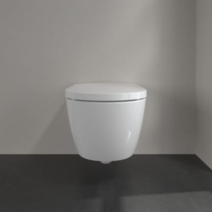 Villeroy & Boch V0E100R1 - Bidé suspendido con asiento SoftClose VICLEAN cerámica/blanco +mando a distancia