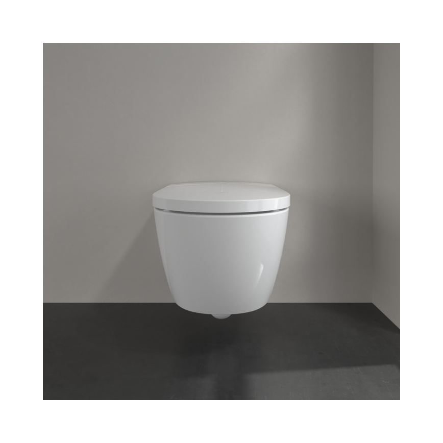 Villeroy & Boch V0E100R1 - Bidé suspendido con asiento SoftClose VICLEAN cerámica/blanco +mando a distancia