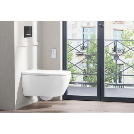 Villeroy & Boch V0E100R1 - Bidé suspendido con asiento SoftClose VICLEAN cerámica/blanco +mando a distancia