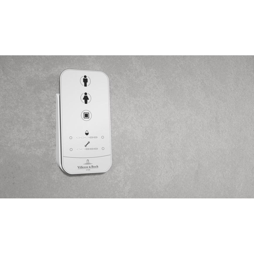 Villeroy & Boch V0E100R1 - Bidé suspendido con asiento SoftClose VICLEAN cerámica/blanco +mando a distancia