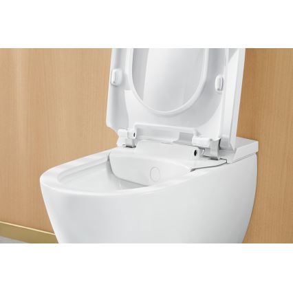Villeroy & Boch V0E100R1 - Bidé suspendido con asiento SoftClose VICLEAN cerámica/blanco +mando a distancia
