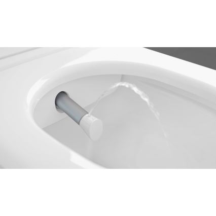 Villeroy & Boch V0E100R1 - Bidé suspendido con asiento SoftClose VICLEAN cerámica/blanco +mando a distancia