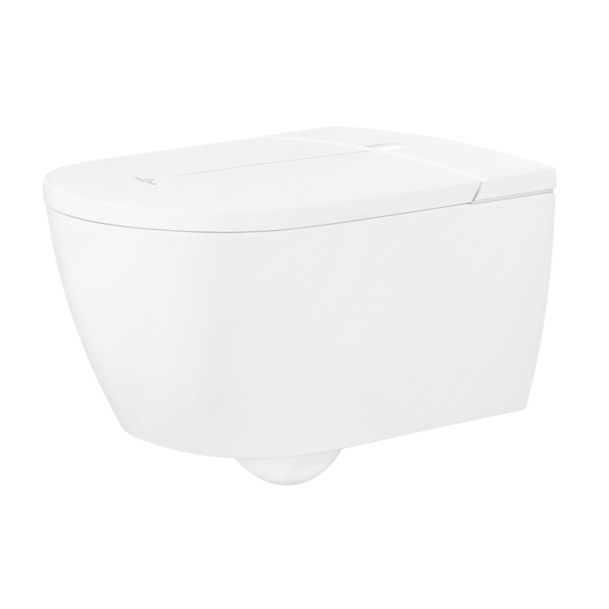 Villeroy & Boch V0E100R1 - Bidé suspendido con asiento SoftClose VICLEAN cerámica/blanco +mando a distancia