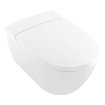 Villeroy & Boch V0E100R1 - Bidé suspendido con asiento SoftClose VICLEAN cerámica/blanco +mando a distancia