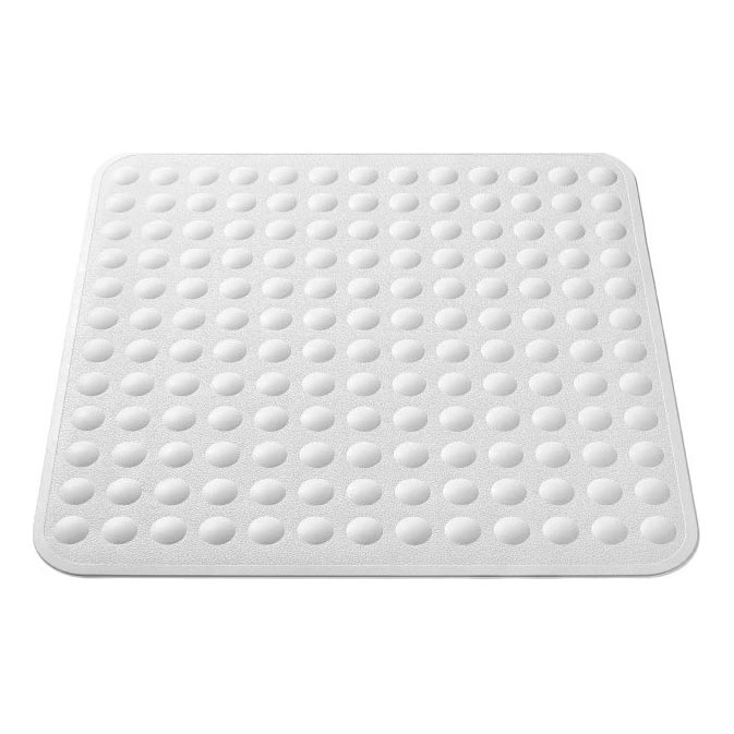 Vitility - Alfombrilla antideslizante para ducha 54 x 54 cm blanca