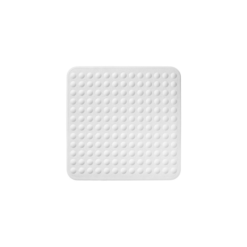 Vitility - Alfombrilla antideslizante para ducha 54 x 54 cm blanca