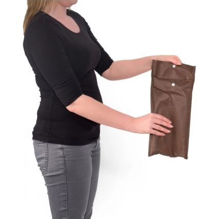 Vitility - Bastón plegable 92 cm marrón