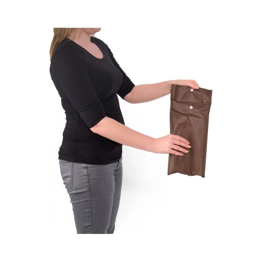 Vitility - Bastón plegable 92 cm marrón