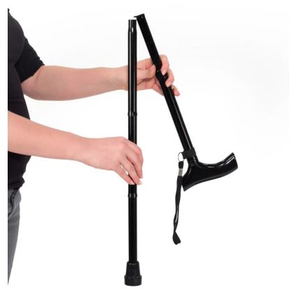 Vitility - Bastón plegable negro