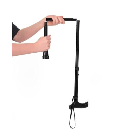 Vitility - Bastón plegable negro