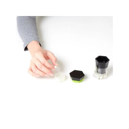 Vitility - Dosificador y cortador de comprimidos 5 en 1, color negro