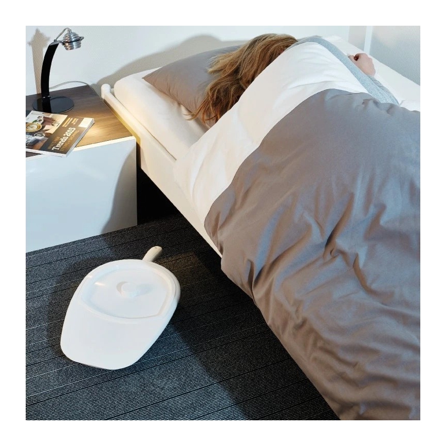 Vitility - Orinal para cama con tapa blanco
