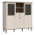 Vitrina VIRO marrón/beige