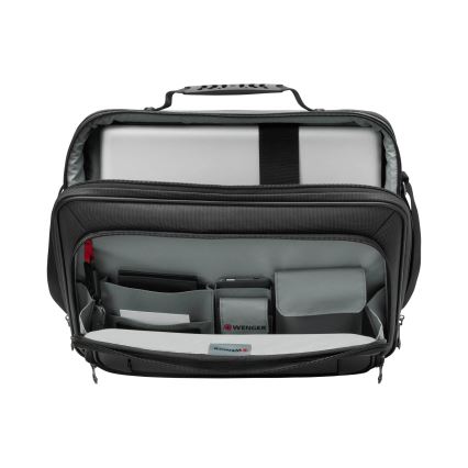 Wenger - Bolsa para portátil 10 l 15,6" con bolsillo para tableta 10" Insight negro