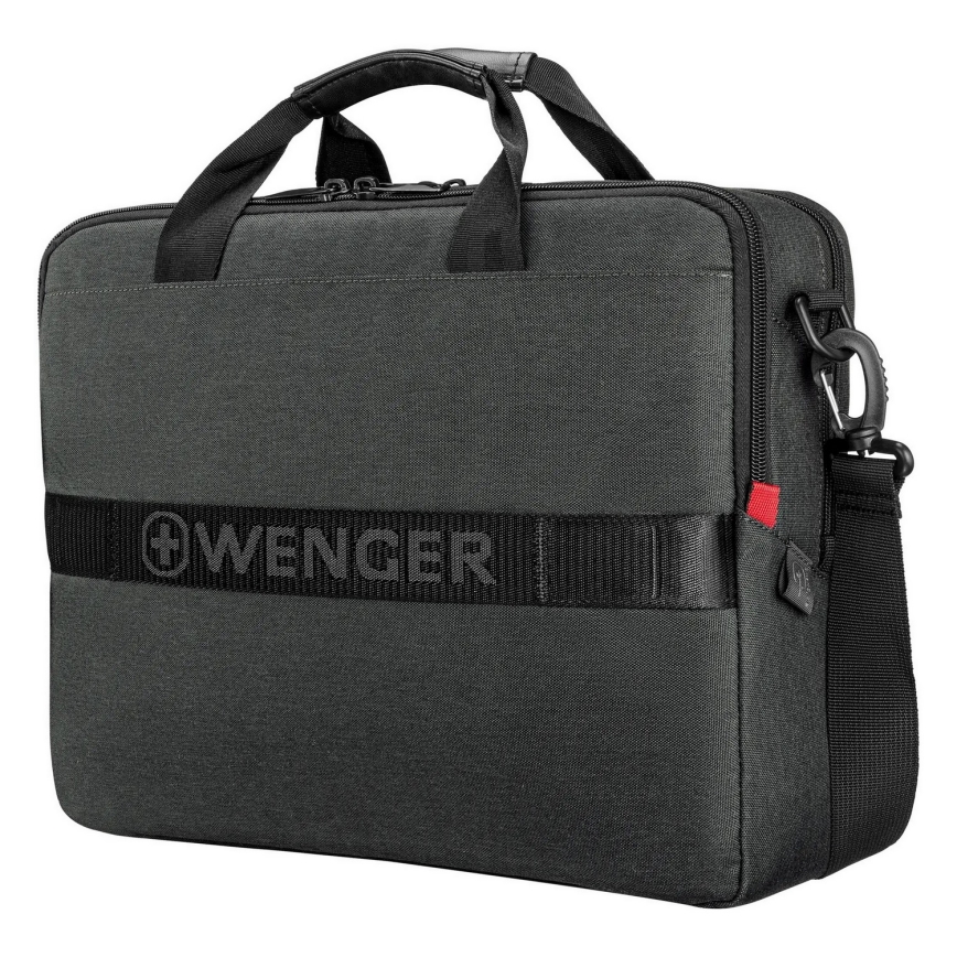 Wenger - Bolsa para portátil 15 l 16" con bolsillo para tableta 10" MX ECO Brief gris