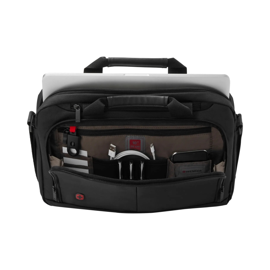 Wenger - Bolsa para portátil 5 l 14 con bolsillo para tableta 10 Source negro
