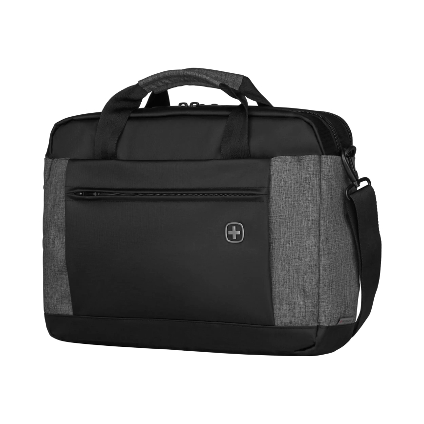 Wenger- Bolsa para portátil 9 l 16" con bolsillo para tableta 10" Underground negro/gris