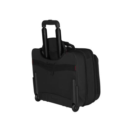 Wenger - Equipaje de viaje con ruedas 29 l + Funda para computadora portátil 15,6" Granada negro