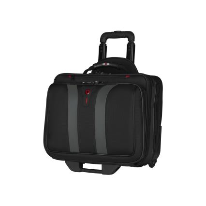 Wenger - Equipaje de viaje con ruedas 29 l + Funda para computadora portátil 15,6" Granada negro