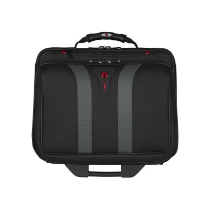 Wenger - Equipaje de viaje con ruedas 29 l + Funda para computadora portátil 15,6" Granada negro